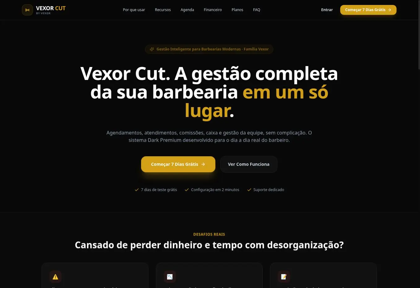 Apresentação pública do sistema de gestão Vexor Cut